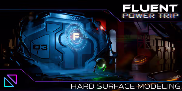 Fluent 4 product image on Superhive, a hard surface modelling tool suite for Blender