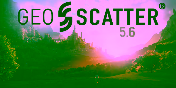 Geo-Scatter product image on Superhive, a scattering system for Blender