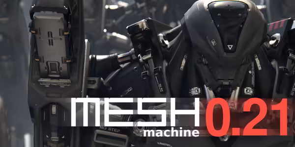 MESHmachine product image on Superhive, a mesh cleanup addon by MACHIN3