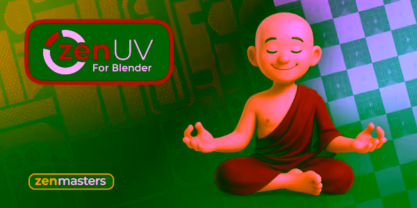 Zen UV product image on Superhive, a UV toolkit addon for Blender